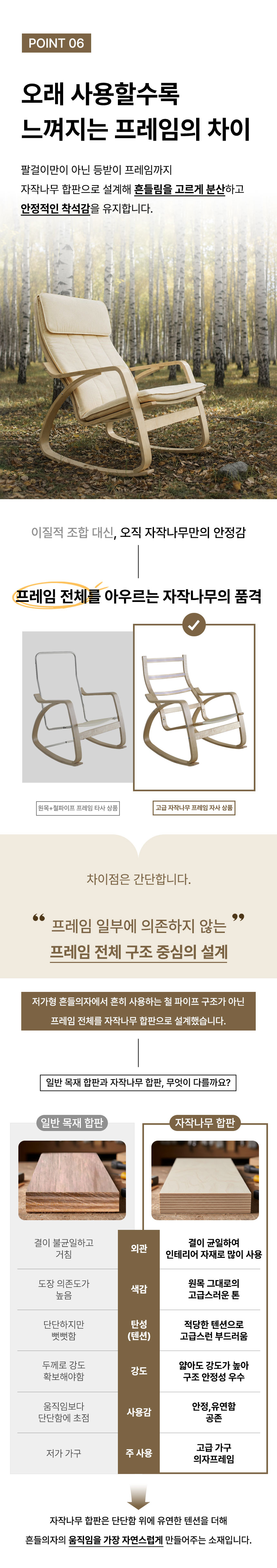 일루일루 실론 흔들의자+풋스툴 세트 5컬러 1인용 소파 릴렉스체어 안락의자 상세 이미지 15